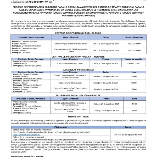 Convocatoria
